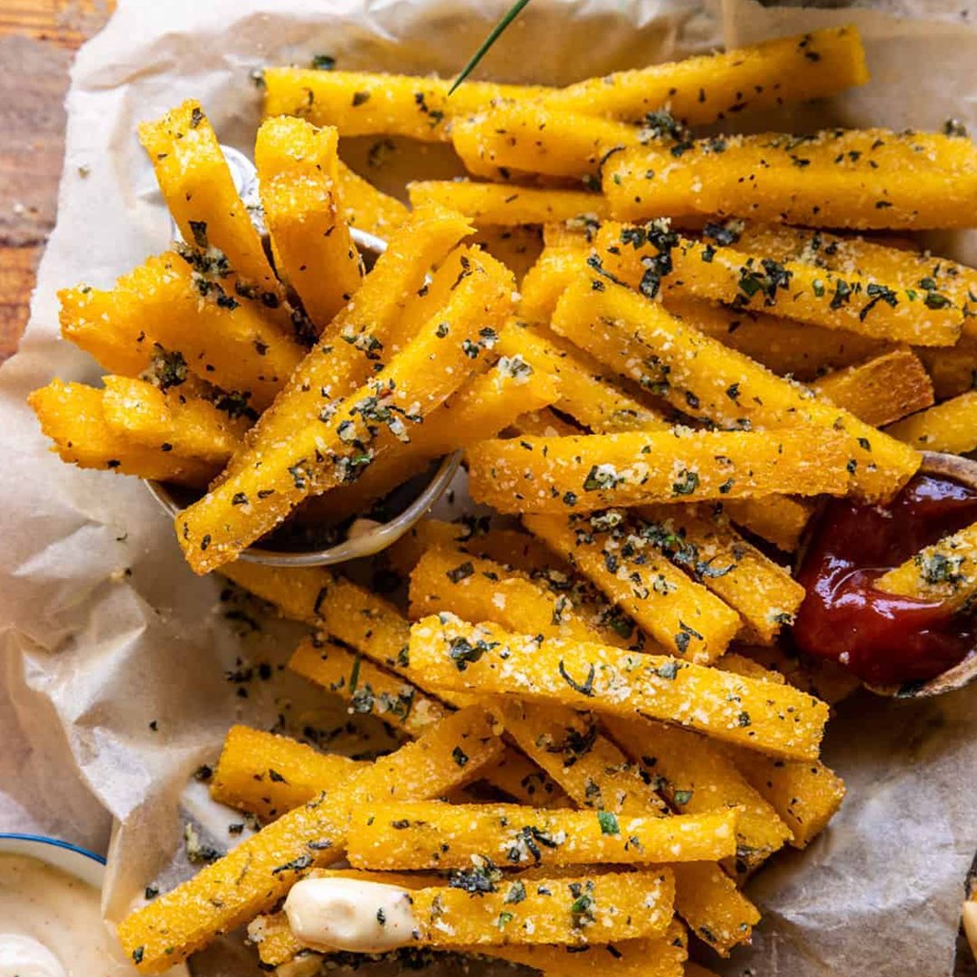 Air Fryer Truffle Polenta Fries