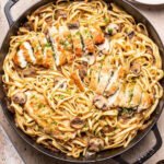 Chicken Marsala Fettuccine