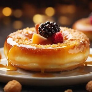 Easy Lemon Cheesecake Crème Brulée “Donuts”