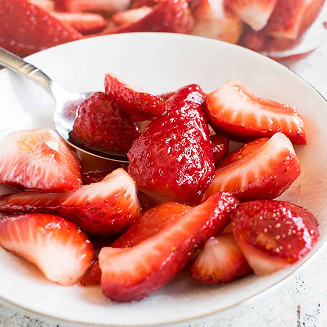 Italian Macerated Strawberries