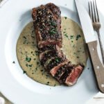 New York Strip Steak au Poivre