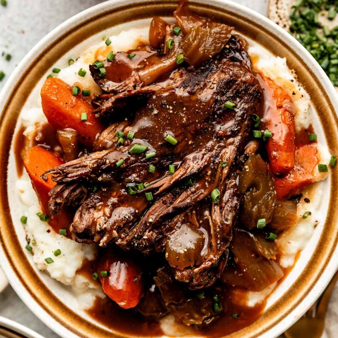 Red Wine Braised Beef Tips