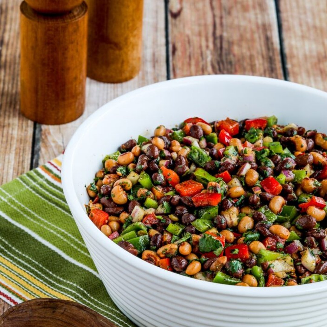 Vegan Black Eyed Pea Salad with Cilantro